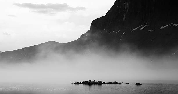 istock hazy beginning of a day in Lapland 522474345