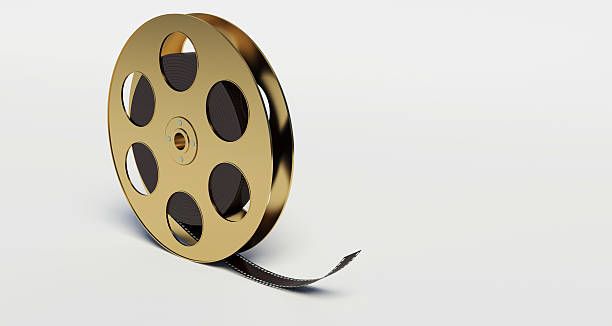istock film reel with a film strip 522474829
