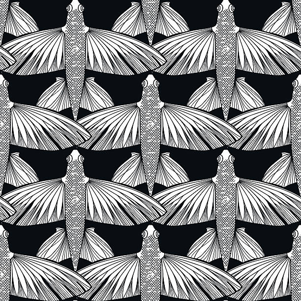 Flying Fish Flight Pattern 140+ Flying Fish Backgrounds Stock Illustrations, Royalty-Free Vector ...