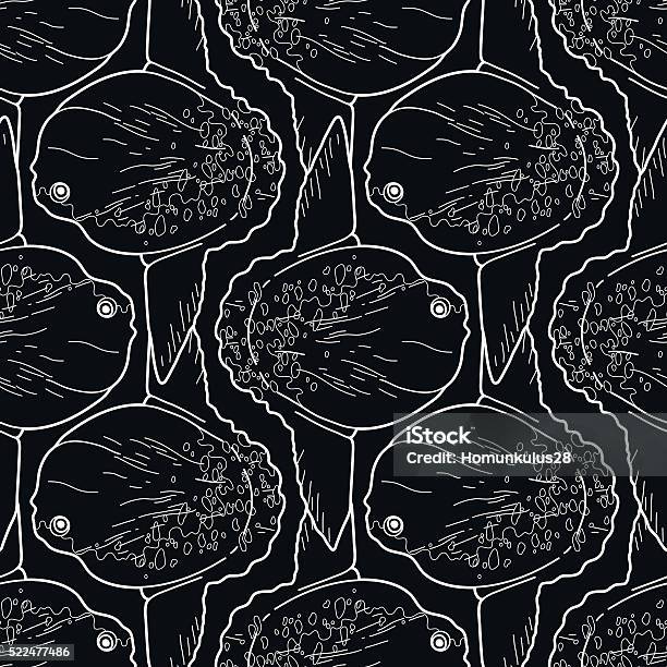 Sunfish Design Graphic Vector Sunfish Stock Illustration - Download Image Now - Animal ...