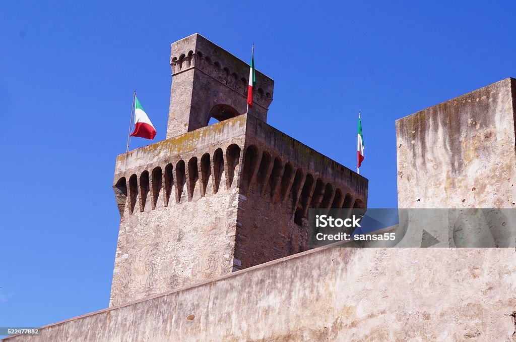 Torrione Rivellino, Piombino, Tuscany, Italy Arch - Architectural Feature Stock Photo