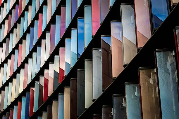 Photo of Abstract Multi Coloured Modern Architecture in the City of London