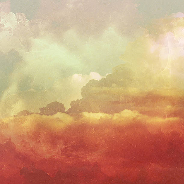 Retro sky and clouds background. vintage background can be used for design. rock music photos stock pictures, royalty-free photos & images