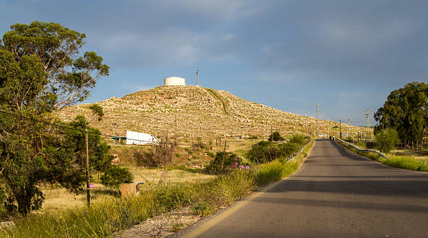 istock Water storage tank on a hill in Israel 522480316
