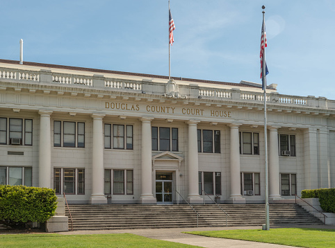 The Douglas County courthouse in Roseburg Oregon