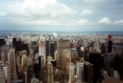 New York cityscape from Empire State Building, USA
