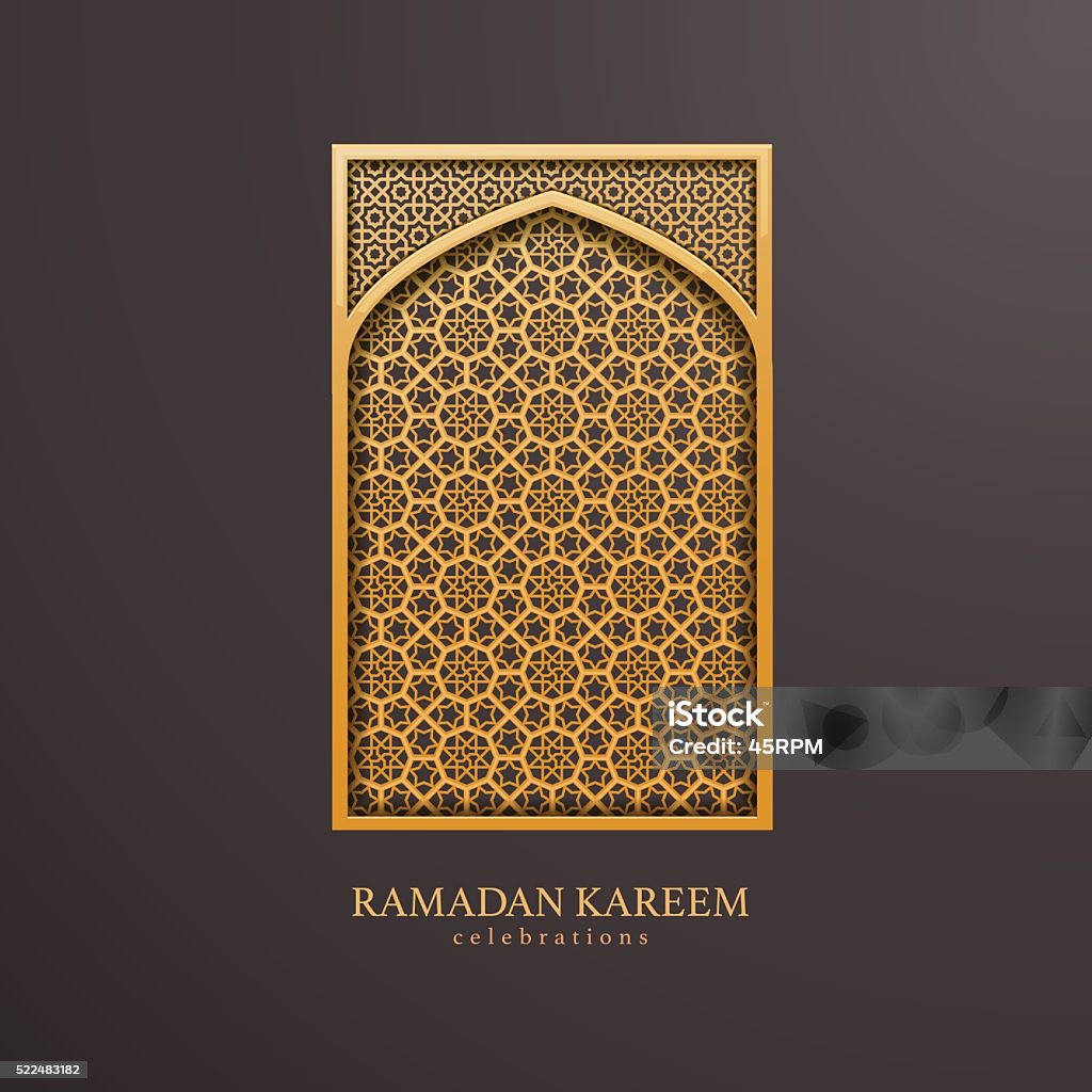 Ramadan-design-Hintergrund - Lizenzfrei Islam Vektorgrafik