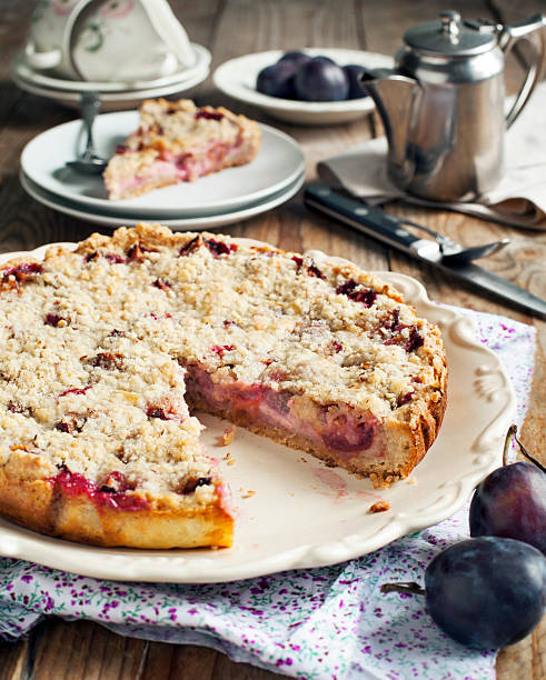 istock Plum Crumb Tart 522483683