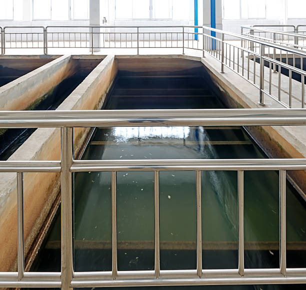 istock Modern urban wastewater treatment plant 522483701