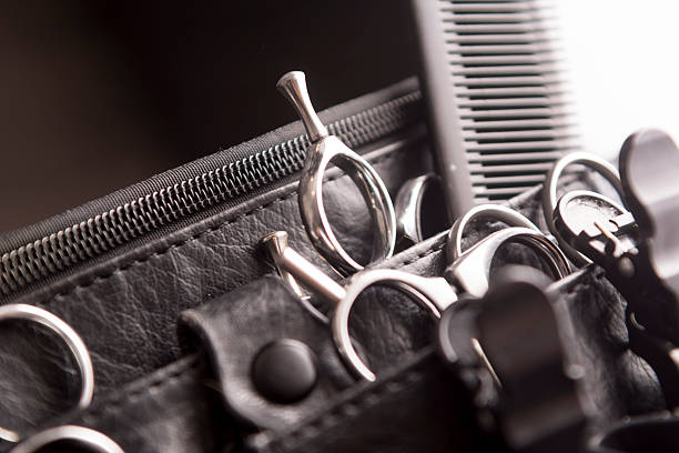 Hair Styling and Cutting Toolbelt stock photo