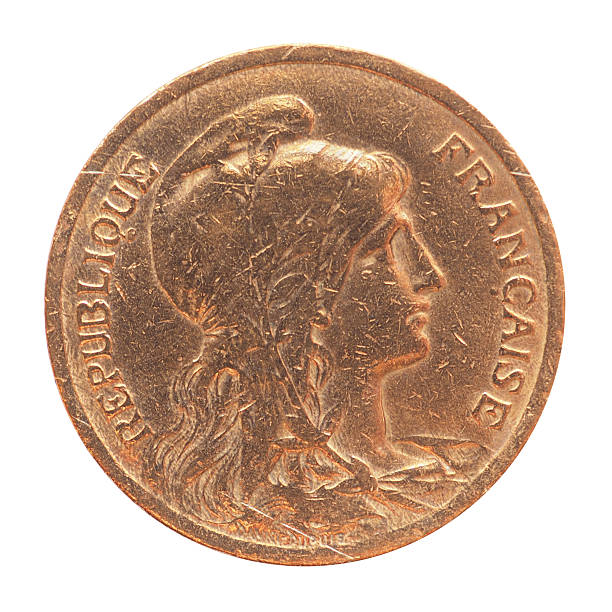 istock Old French coin 522487427