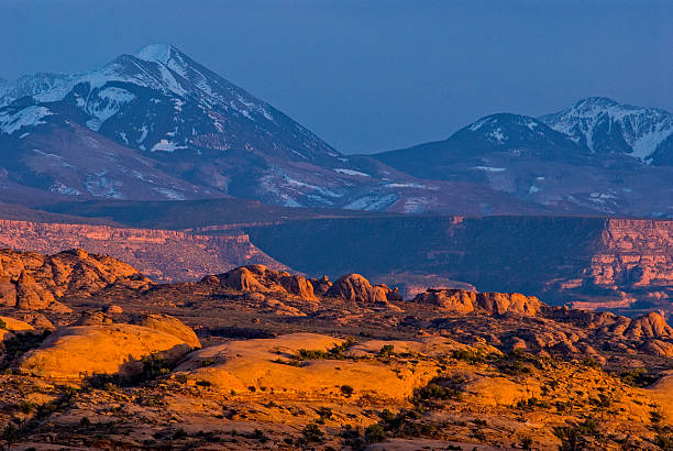 Red Rock Slick Rock and La Sal Mountains