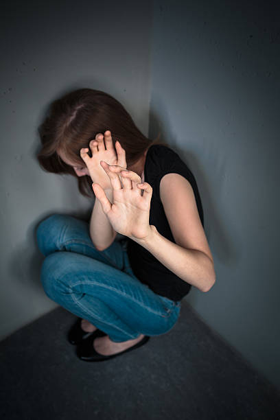 istock Young woman suffering from severe depression 522489955