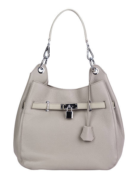 istock Natural leather female purse 522490133