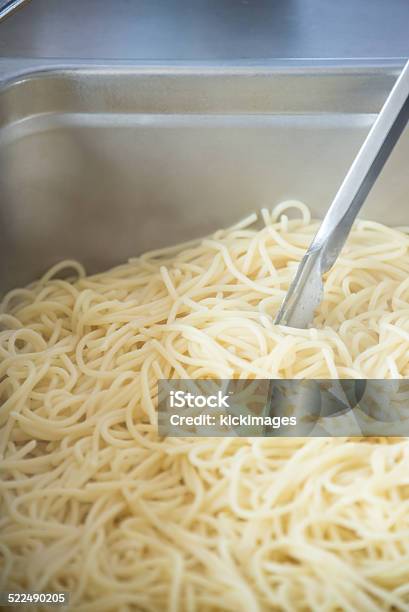 Boiled Spaghetti In Tray Stock Photo - Download Image Now - Asian Food, Boiled, Chinese Culture