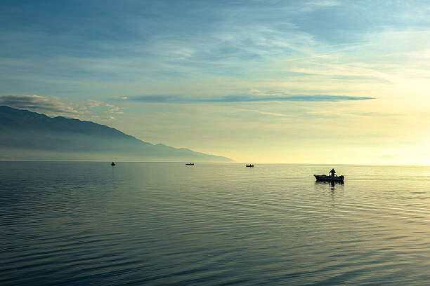 istock Landscape with boats and sea 522510031