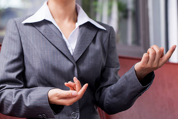 Businesswoman Presenting