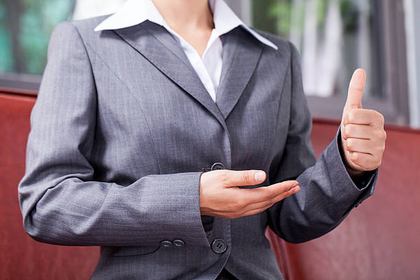 Businesswoman Thumb Up