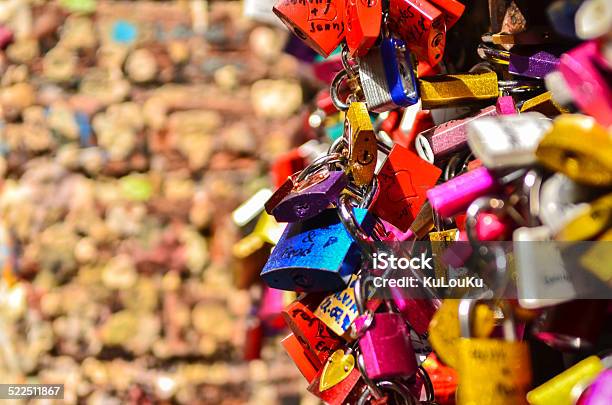 Many Colored Locks Of Love Stock Photo - Download Image Now - Arranging, Backgrounds, Flirting