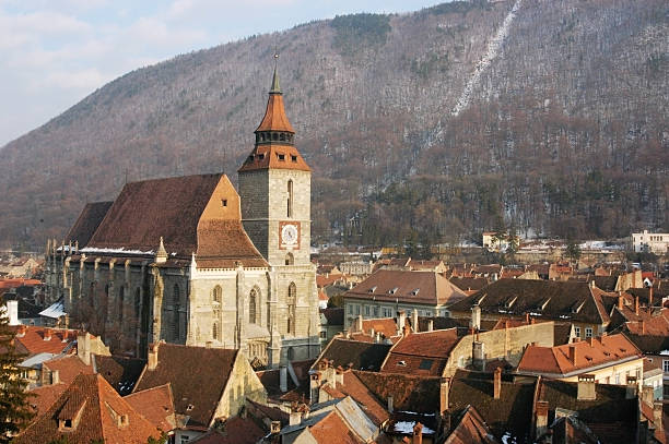 istock Black church cathedral, Brasov, Romania 522512399