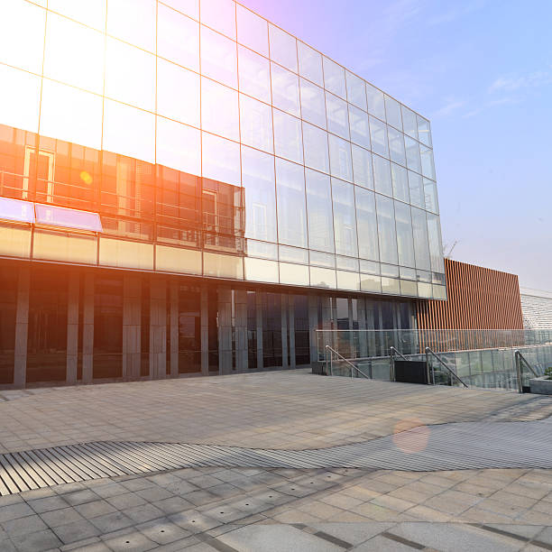 istock Modern business center square 522513827