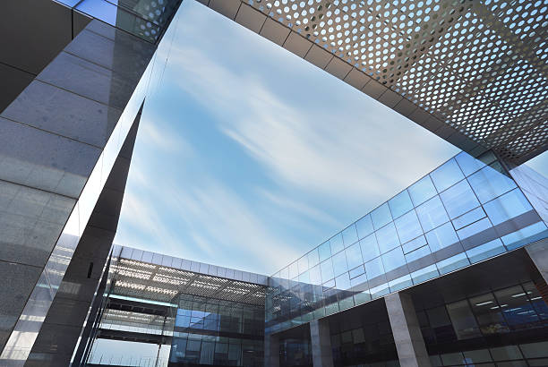 istock Modern glass and steel roof 522513847