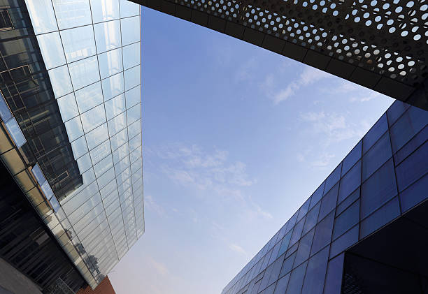 istock Modern glass and steel roof 522513849
