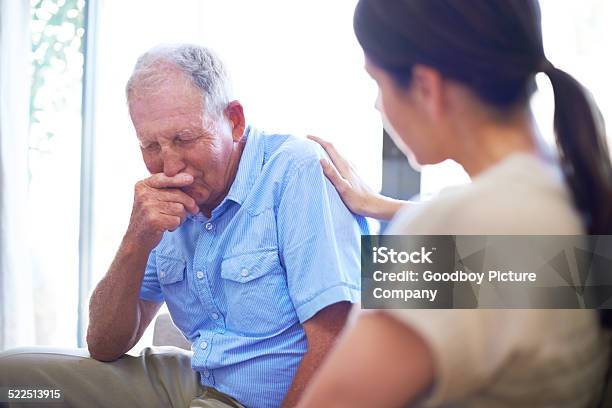 Coming To Grips With Loss Stock Photo - Download Image Now - Senior Adult, Family, Death