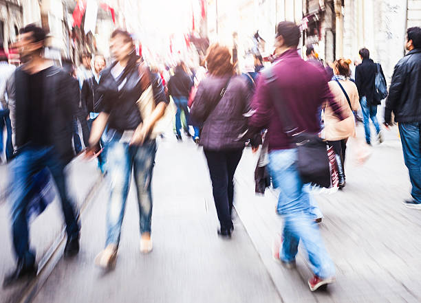 istock Blurred people on the street 522519559