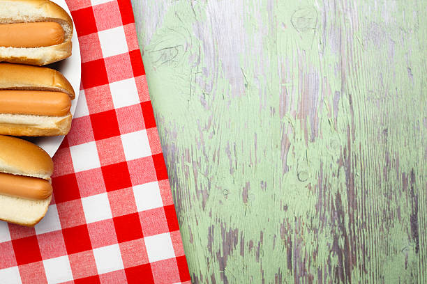 istock Plate of Hotdogs 522519803