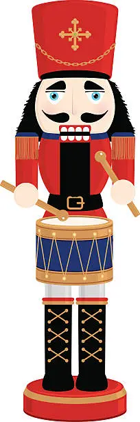 Vector illustration of The Nutcracker