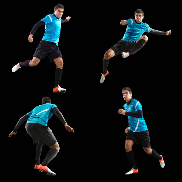 istock Soccer players isolated pack 522523783