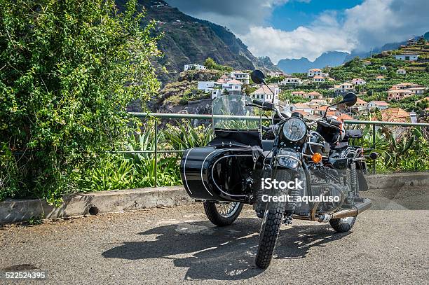 Motorcycle With Sidecar Stock Photo - Download Image Now - Motorcycle, Sidecar, Madeira