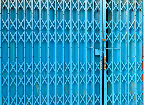 istock Blue Steel Door. 522524923