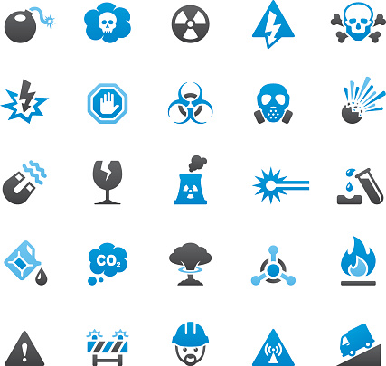 Quartico vector icons - Danger and Warning Sign