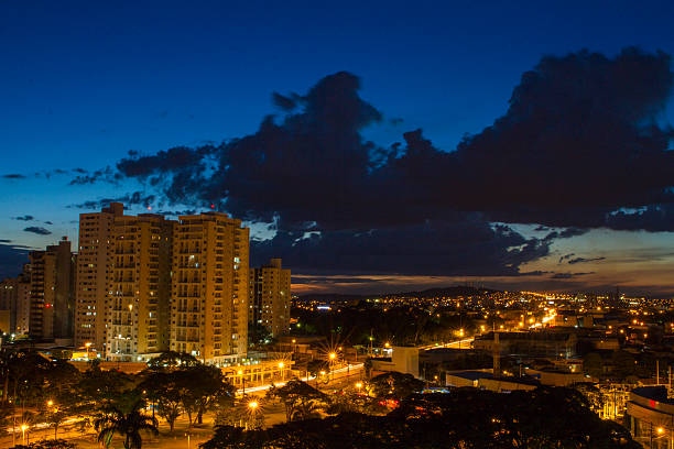 Sunset in Goiânia-Brazil Sunset in the city of Goiânia, in Brasil goias photos stock pictures, royalty-free photos & images