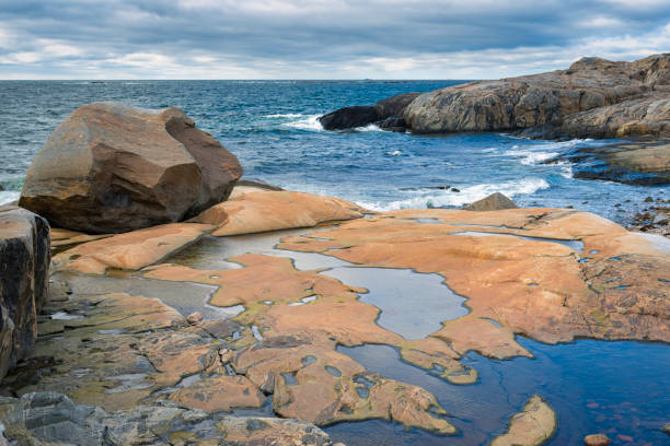 istock Puddles on Bohuslan rocks 522529958