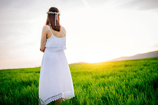 istock Girl enjoys the sunset view 522529984