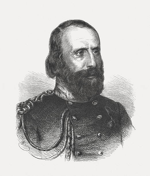 istock Giuseppe Garibaldi (1807-1882), Italian guerrilla fighter, wood engraving, published 1862 522538499