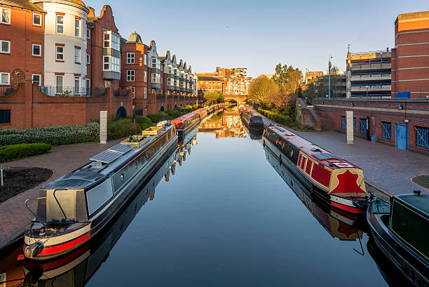 Birmingham canals a canal network in Birmingham birmingham england photos stock pictures, royalty-free photos & images