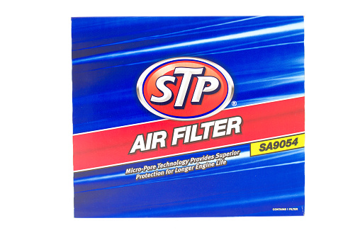 Winneconne, WI, USA- 15 April 2015:  STP air filter that is normally changed during every oil change.