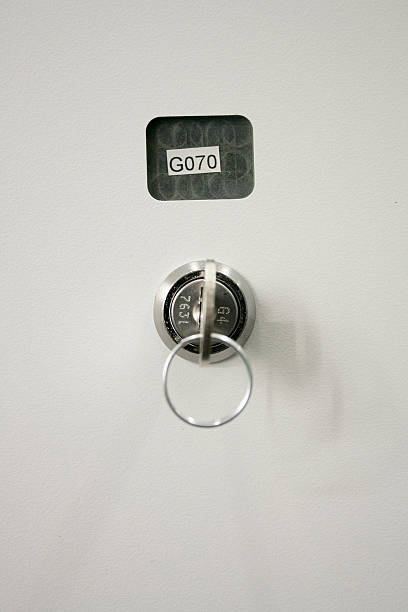 istock Corporate office locker to maintain a clean desk policy 522542480