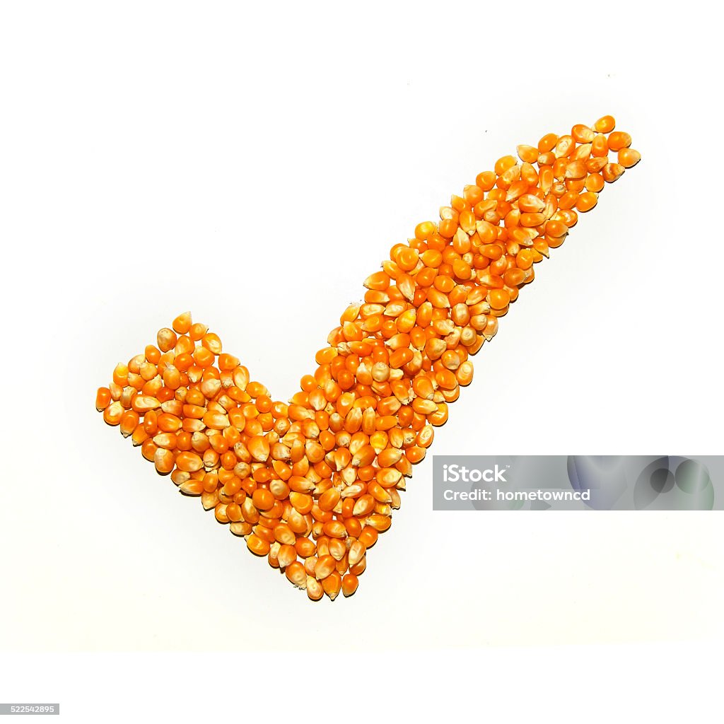 Marking Corn Corn Check Mark Stock Photo - Download Image Now - Check Mark, Food ...