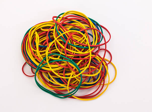 istock elastic bands for money on a white background 522543376