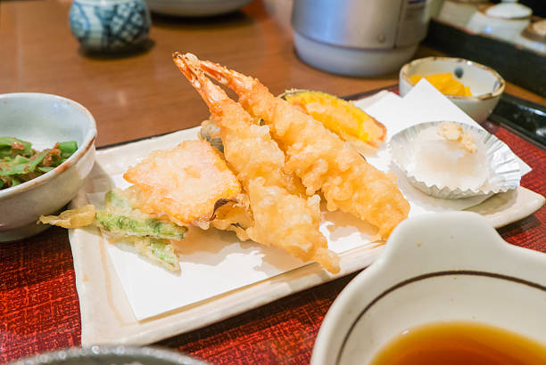 istock Japanese Cuisine - Tempura Shrimps 522543922