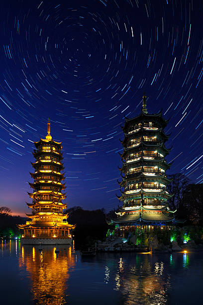istock Star Trails - Guilin - China 522546898