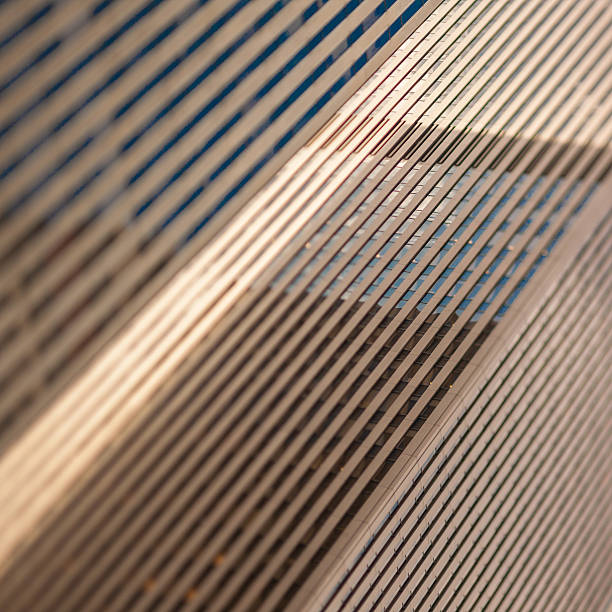 istock Warm toned architectural office building detail 522551548