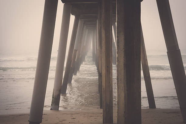 istock Pier in the Fog 522552200