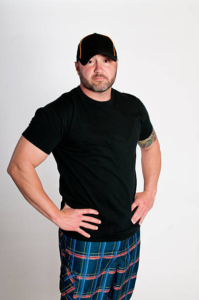 Portrait of a handsome man on white background