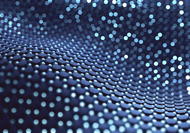 Abstract Hexagonal Structure Abstract background hexagonal structure. Image concept of technology to use as background. material stock pictures, royalty-free photos & images